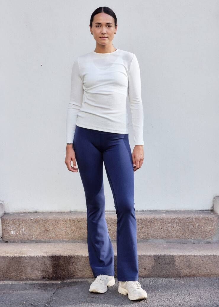 Soft Rib Longsleeve, Pure White