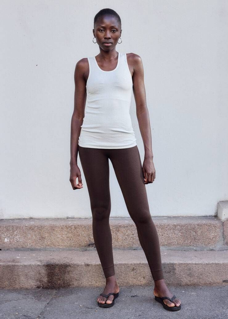 Soft Rib Tank, Pure White