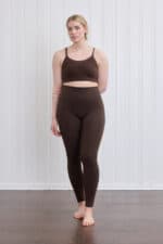 Bamboo Tights Deep Espresso front