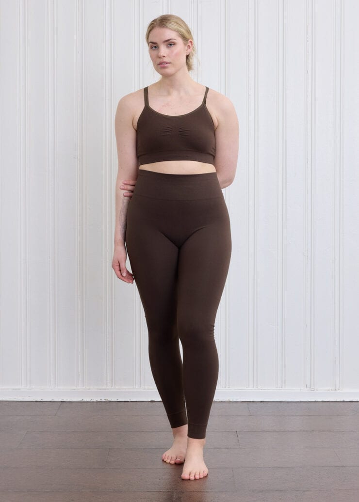 Bamboo Tights, Deep Espresso