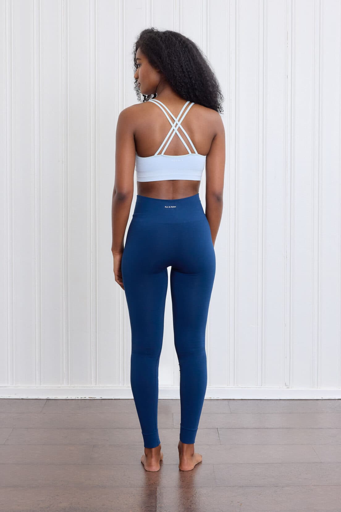 Bamboo Tights Midnight blue back
