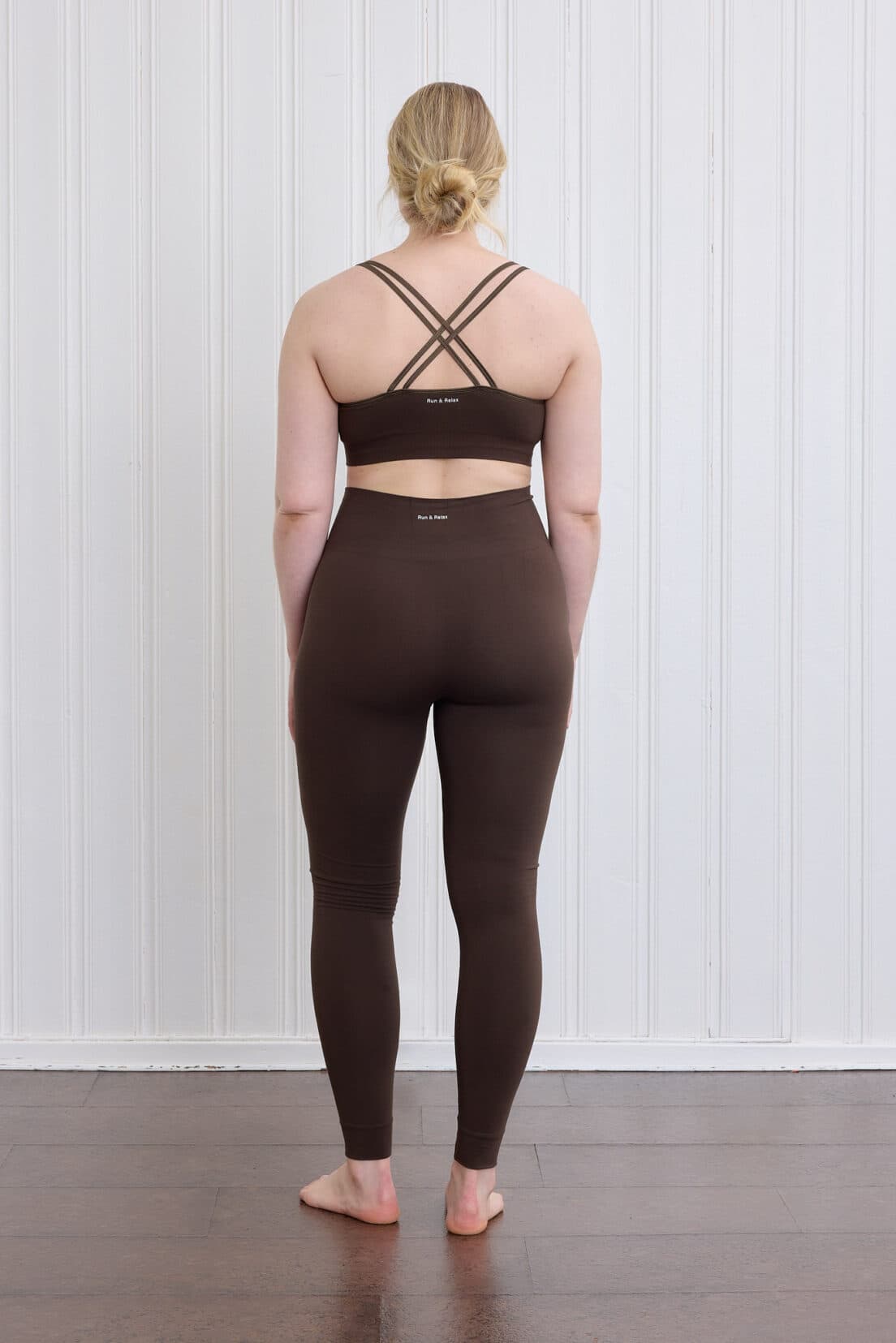 Bamboo tights deep espresso back