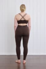 Bamboo tights deep espresso back