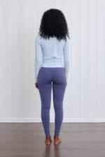 Basic Wrap Sweater Horizon Blue back