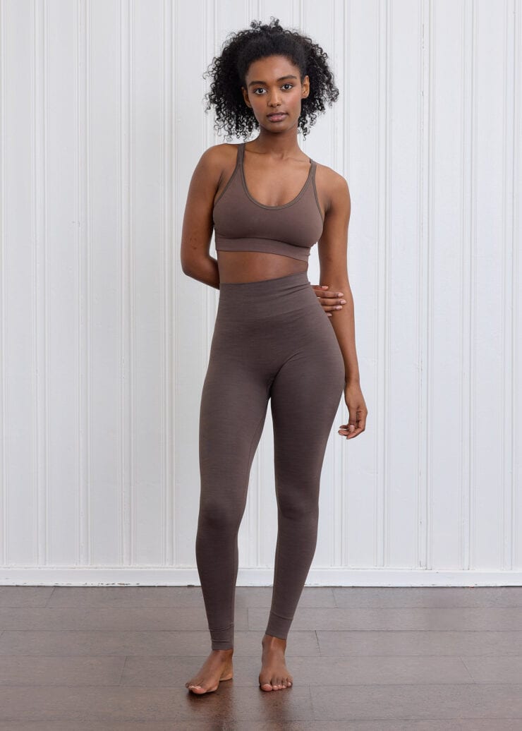 Leyla Bamboo Bra, Deep Espresso
