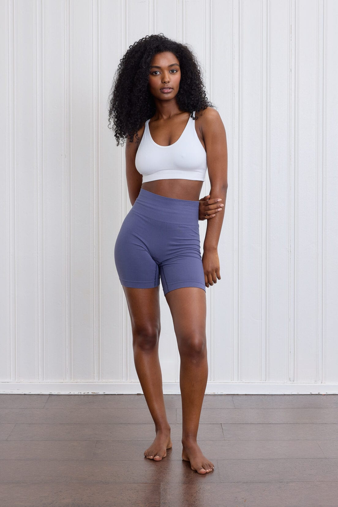 Leyla bra pure white front