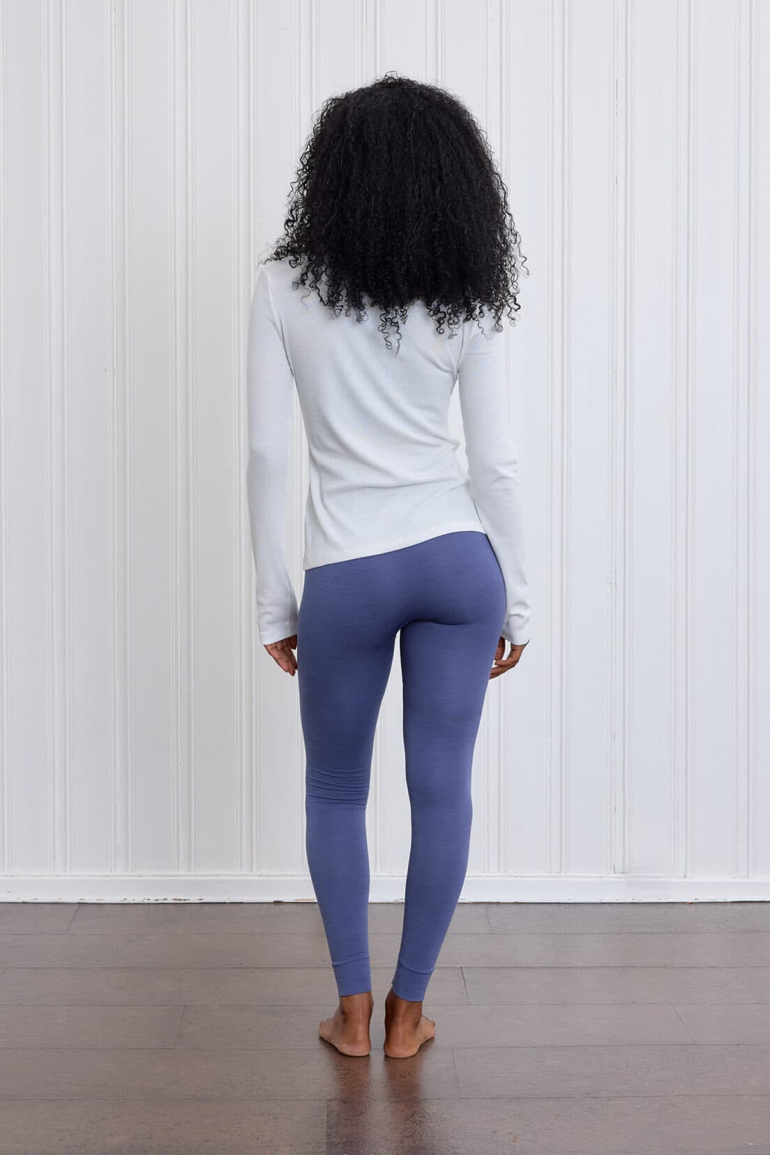 Soft Rib Longsleeve Pure White back