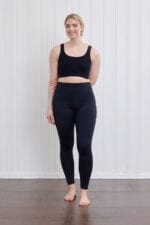 Soft sculpt legging beautiful black front