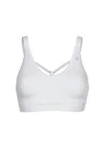 Leyla Yoga Bra - Pure White-0