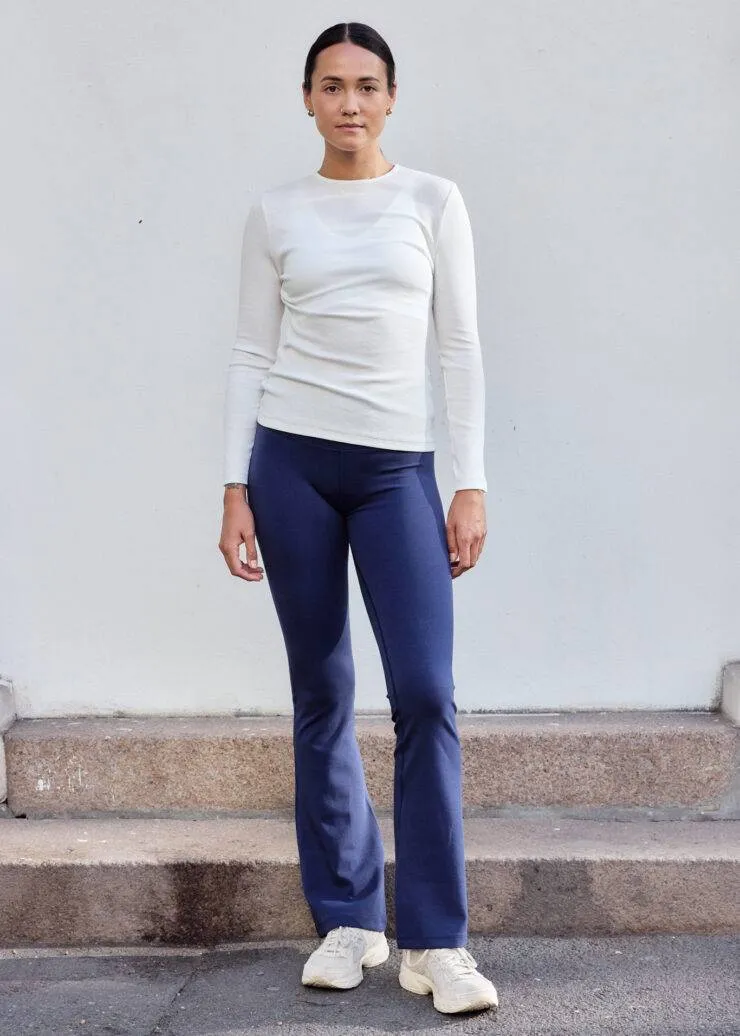 Soft Rib Longsleeve, Pure White