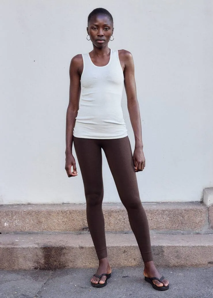 Soft Rib Tank, Pure White