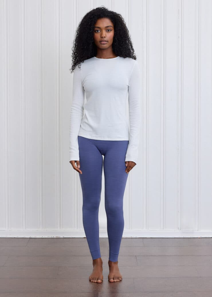 Soft Rib Longsleeve, Pure White