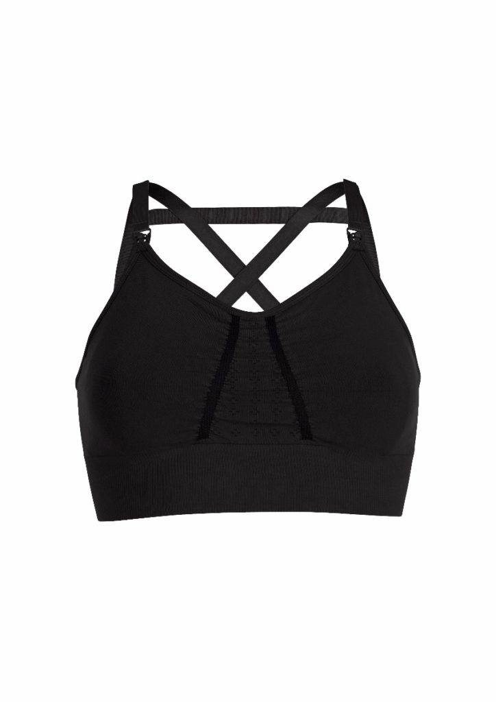 Bamboo Maternity Bra - Beautiful Black-0