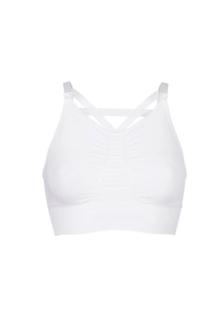 Bamboo Maternity Bra - Pure White-0
