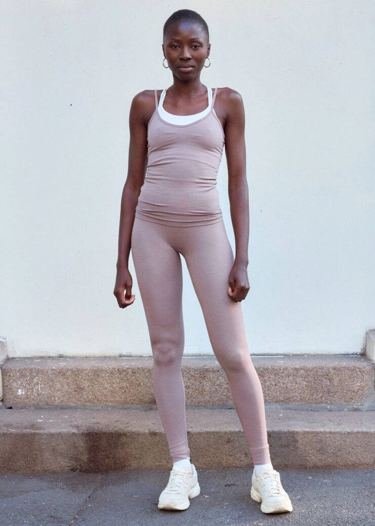 Basic Bandha Singlet, Mushroom Purple