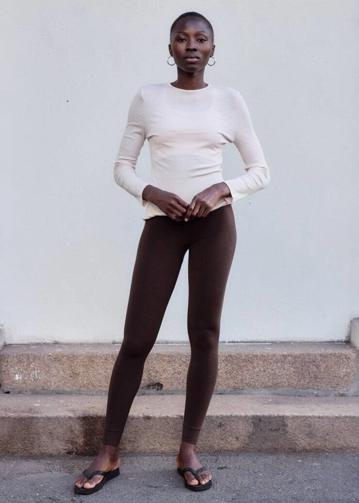 Soft Rib Longsleeve, Pale Rose