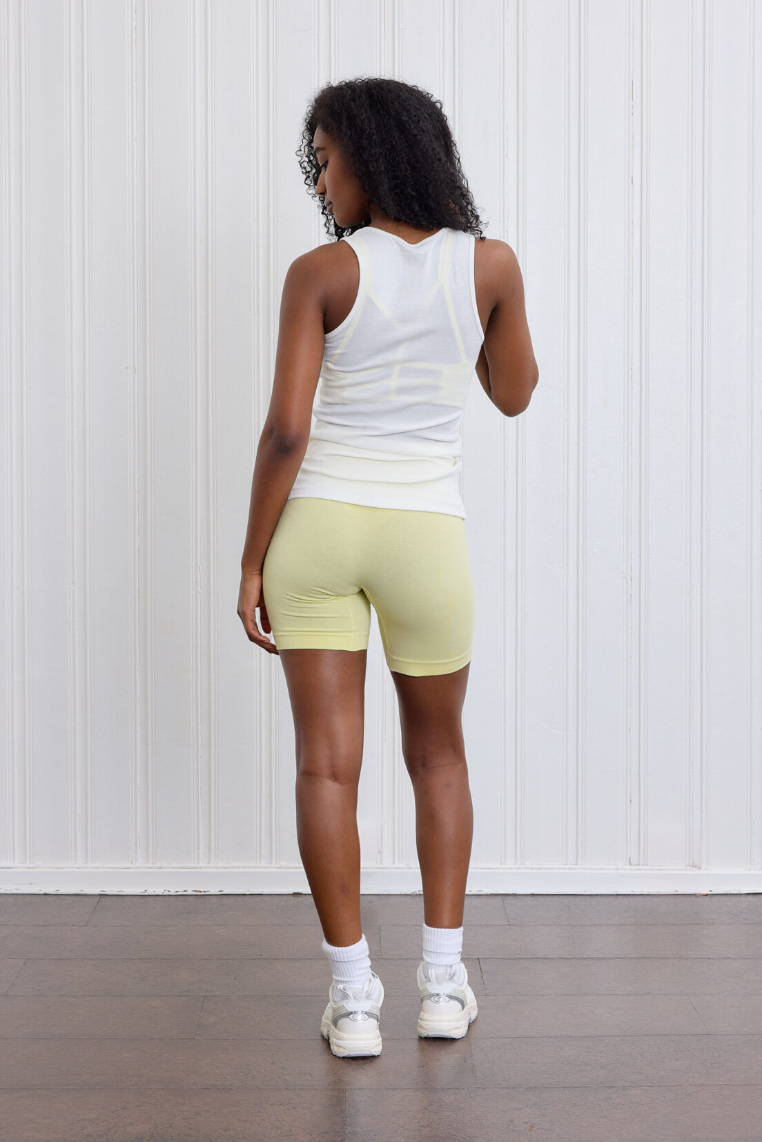 Soft Rib Tank Pure White back