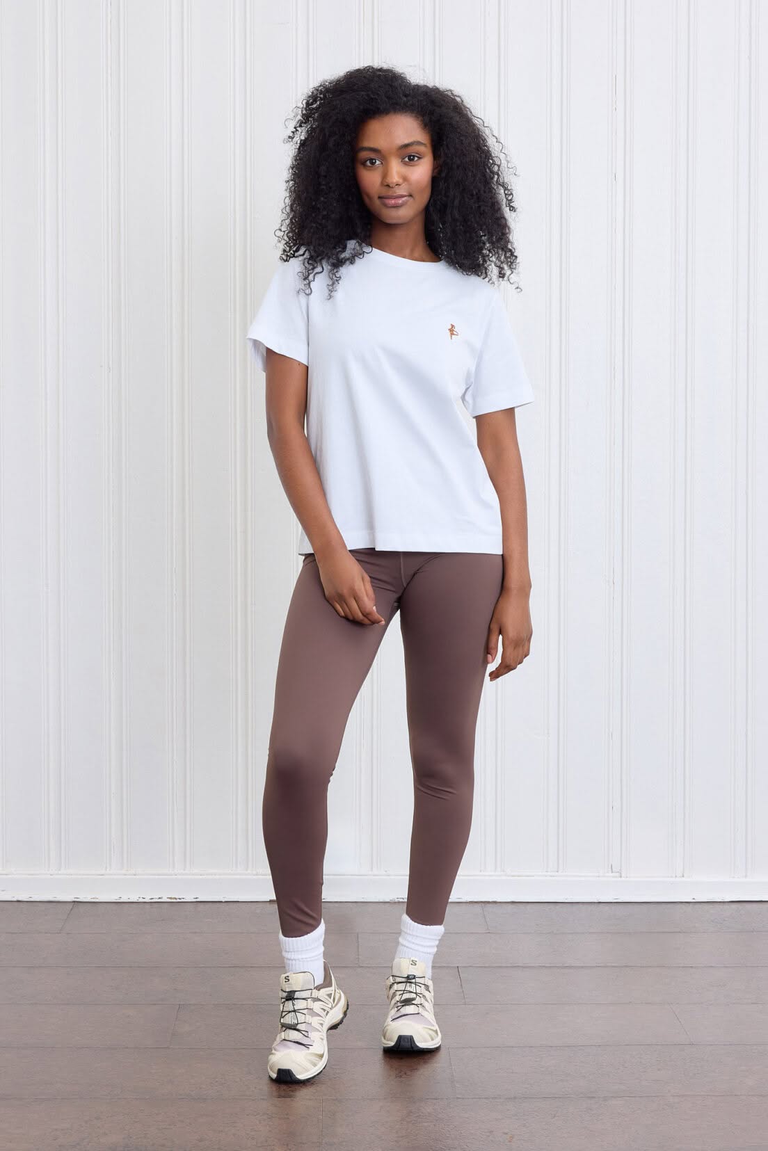 Nova Tee pure white front