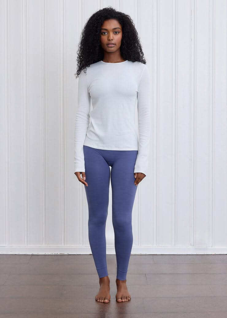 Soft Rib Longsleeve, Pure White