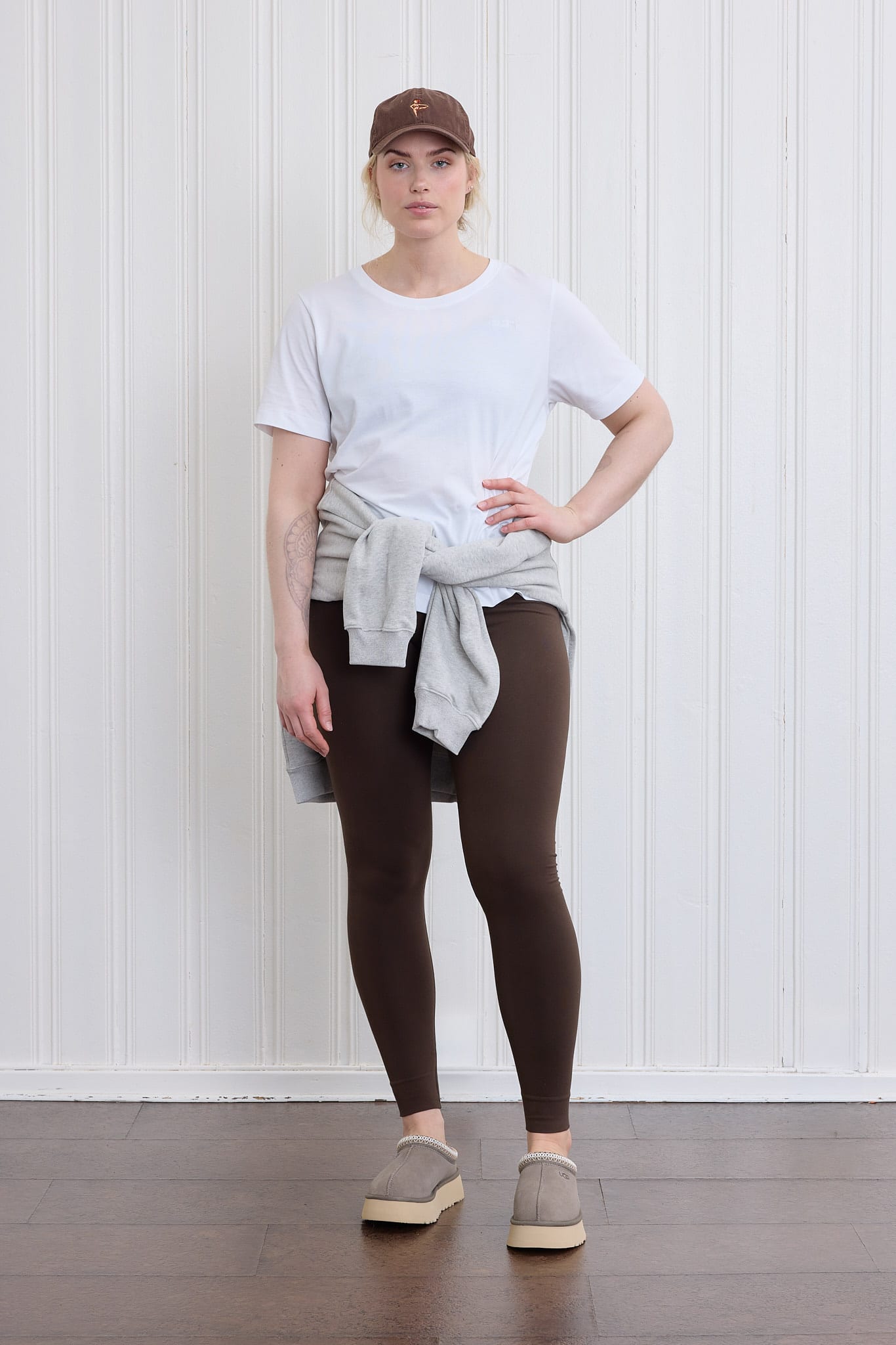 Sol Tee Pure white front