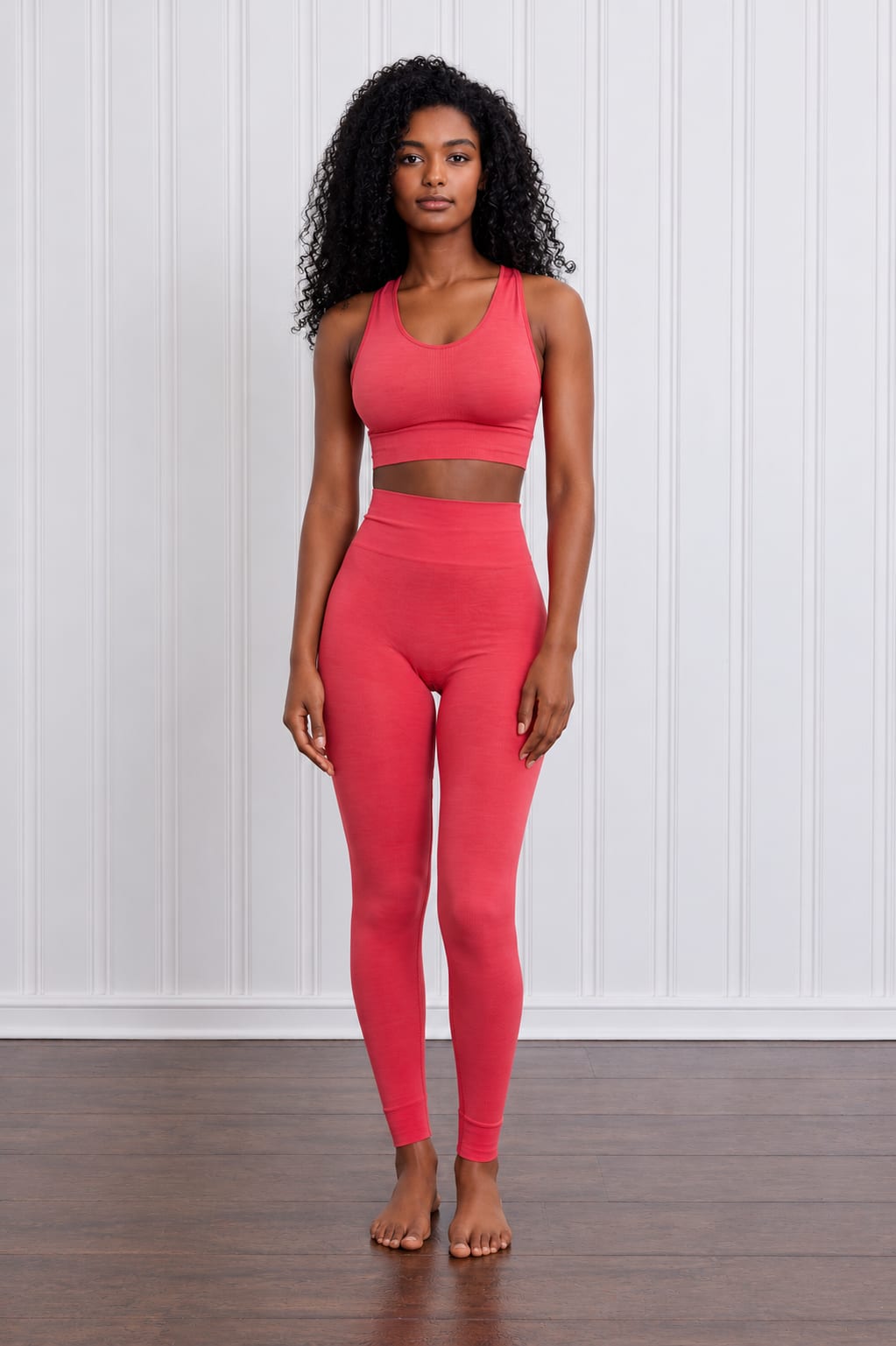 Bandha Tights Washed red front